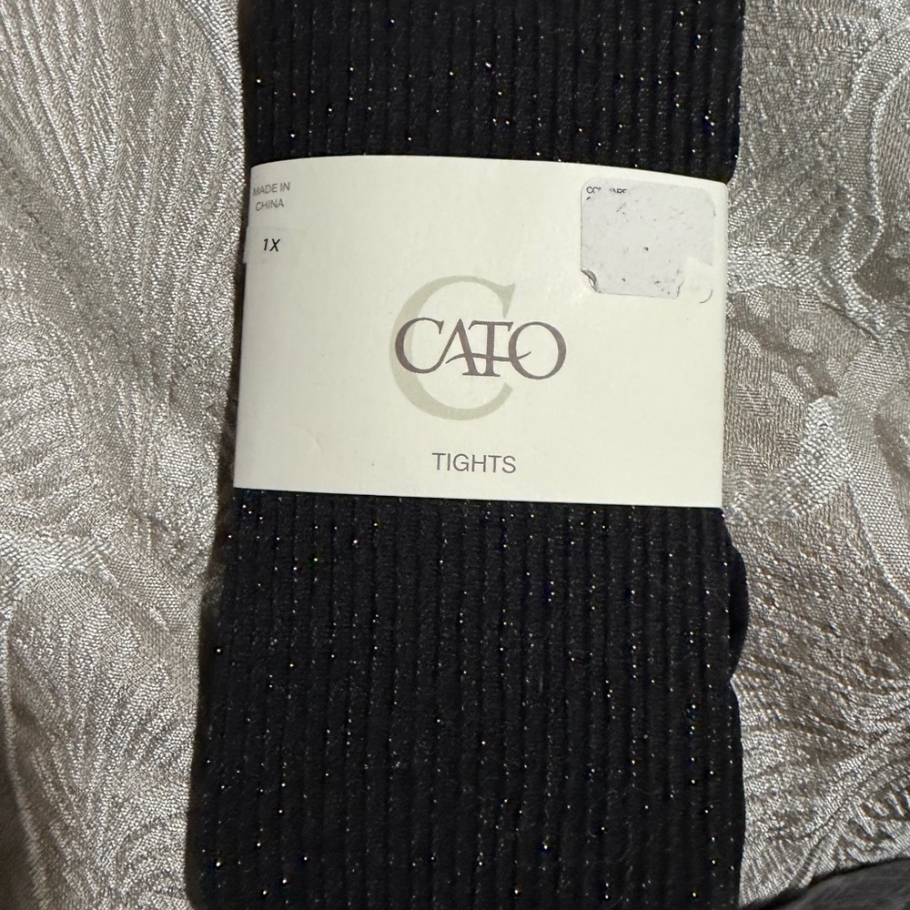 Cato Black Sparkle Tights
